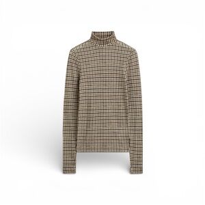 COS checkered turtleneck